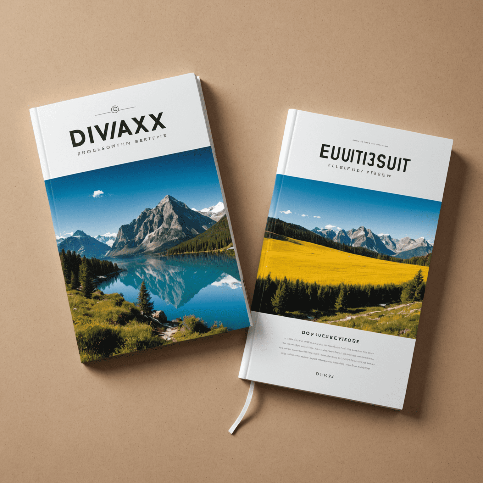 A split image showing a basic, amateur book cover design on the left and a professional, eye-catching redesign by Divaex on the right